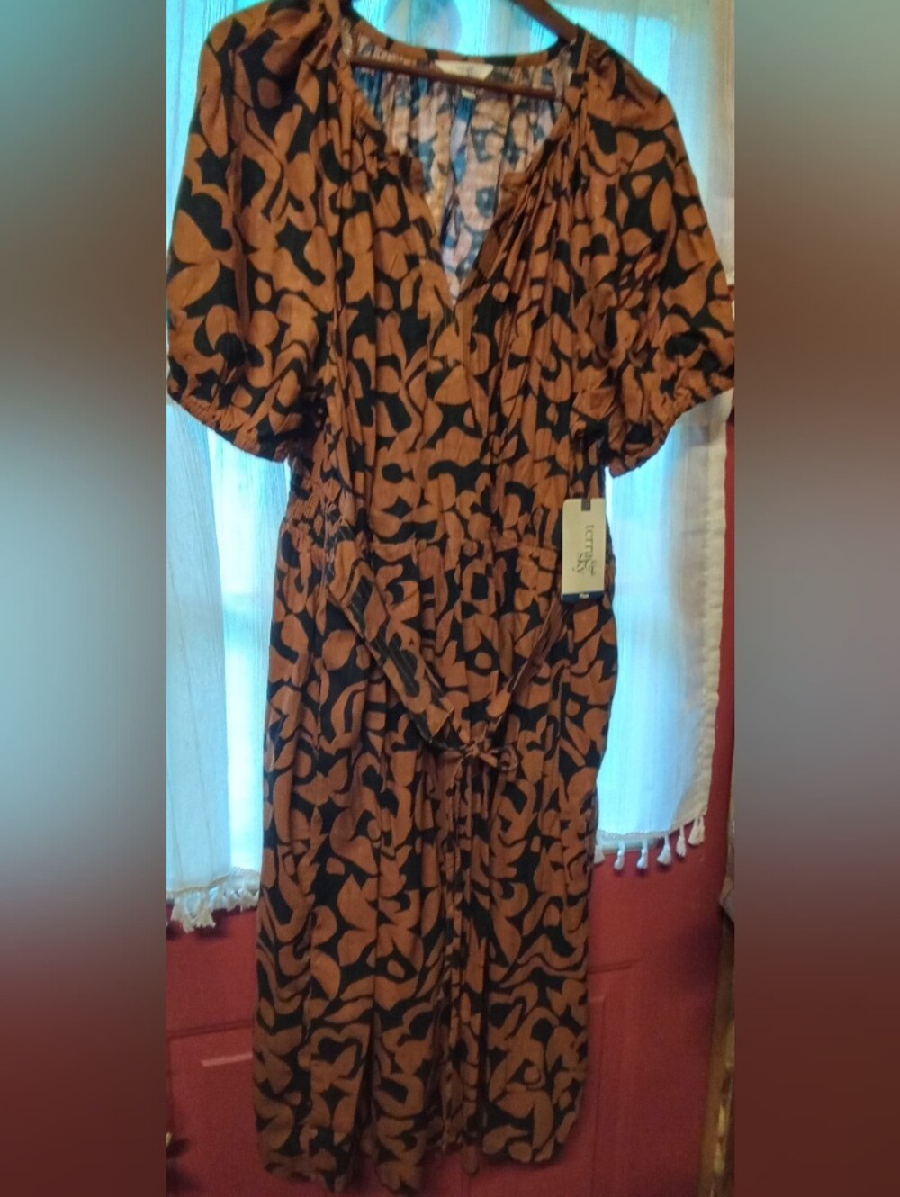 Women’s Black and Brown Dress